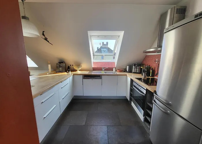 Apartmán Frida - Dachpalais, Nahe City, Hbf Und Wertach-park Augsburg