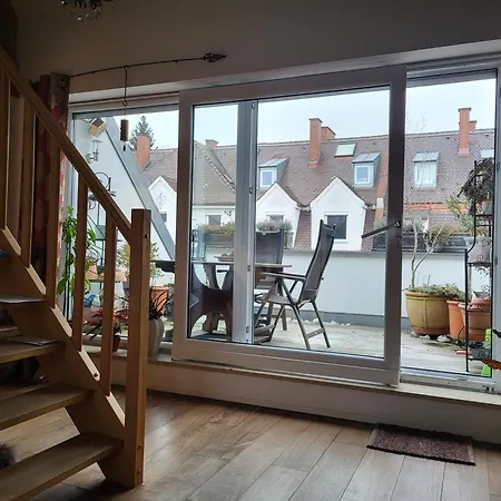 Appartement Frida - Dachpalais, Nahe City, Hbf Und Wertach-park Augsburg